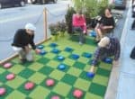 men playing checkers,