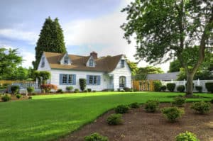 home with landscape