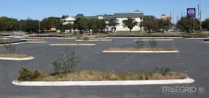 TRUEGRID Permeable Paver installed at the North Houston Bike Park, in Houston, TX.