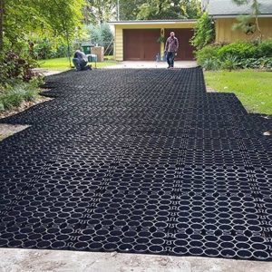 unfilled grass pavement, grass driveway, grass pavement, pervious cover, permeable pavement, TRUEGRID permeable pavers,