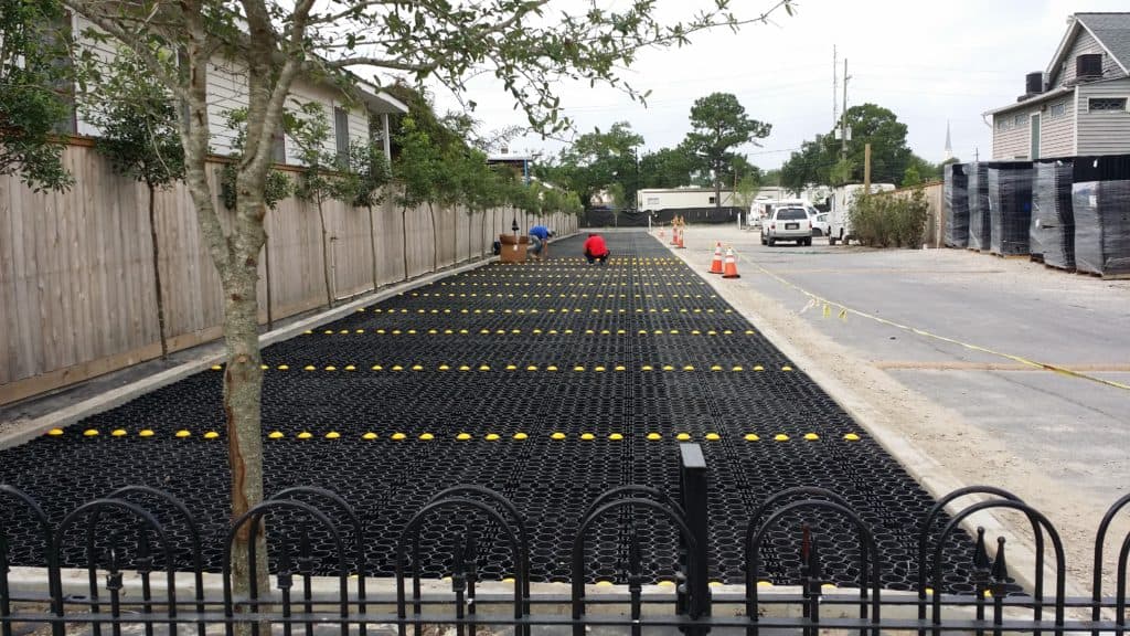 commercial permeable pavement, permeable pavers, pervious cover, commercial parking,