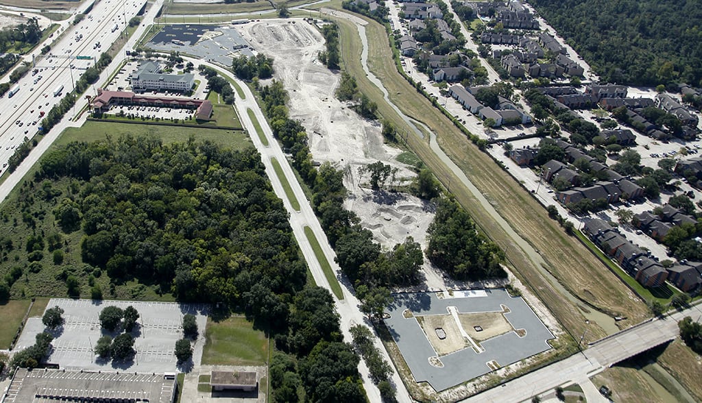 TRUEGRID paver permeable parking lot north houston bike park