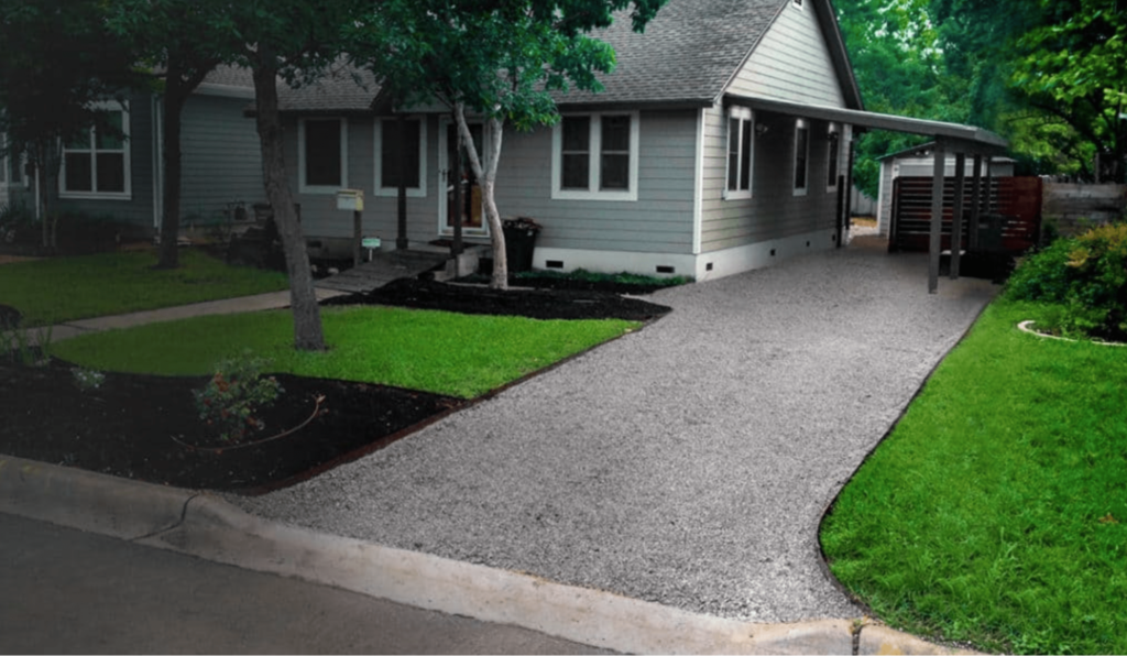 Stabilized Gravel with Permeable Pavers