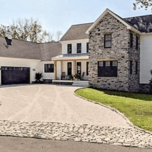 An image of the finished version shows gravel flush within the structure.