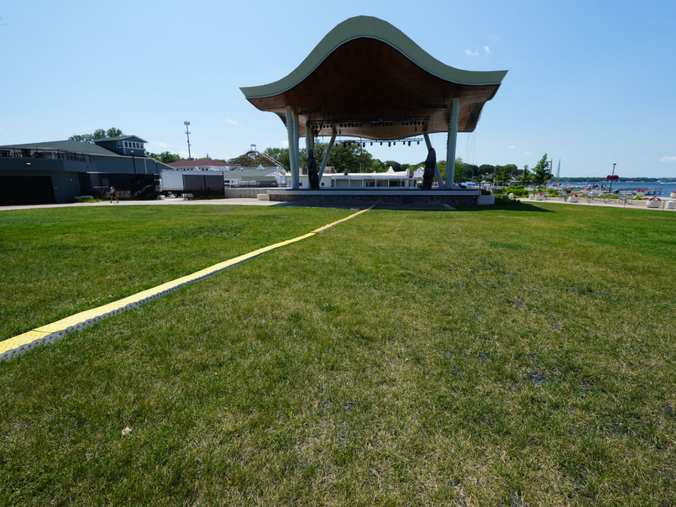 TRUEGRID ROOT grass reinforcement system supporting healthy turf growth and ground protection.